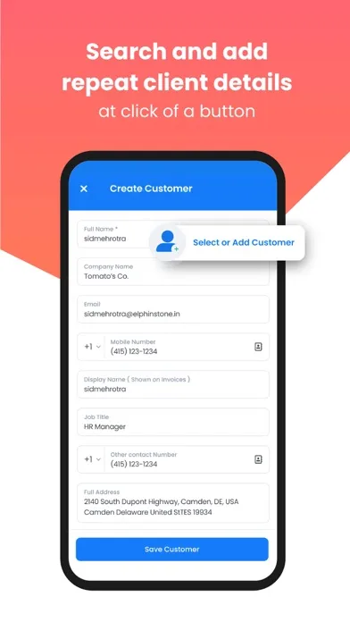 ภาพหน้าจอของ Invoice Maker for Services