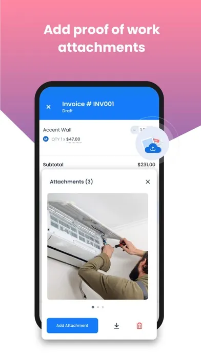 ภาพหน้าจอของ Invoice Maker for Services