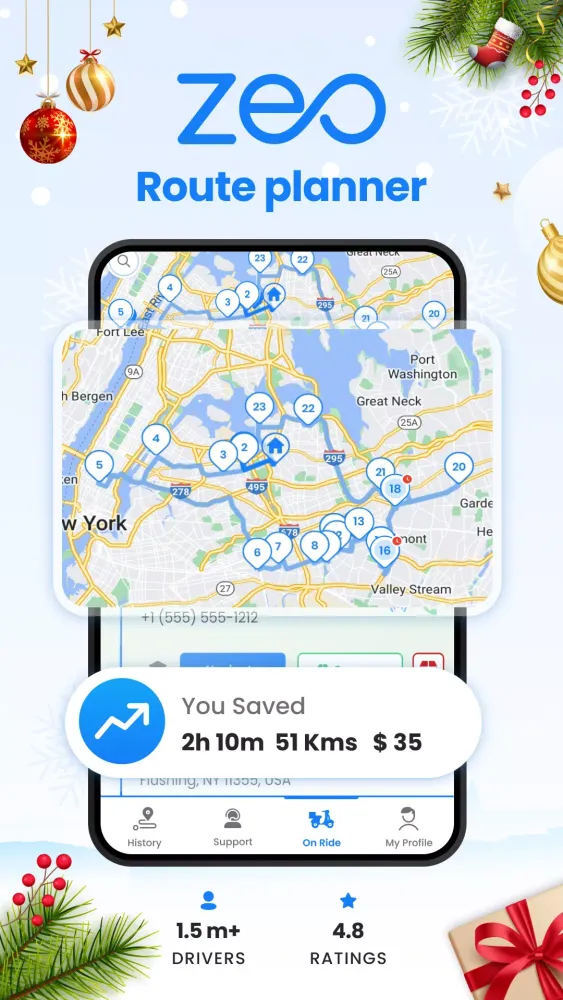 Capturas de pantalla de Zeo Fast Multi Stop Route Plan