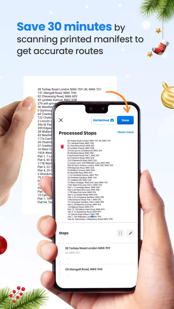 Capturas de pantalla de Zeo Fast Multi Stop Route Plan