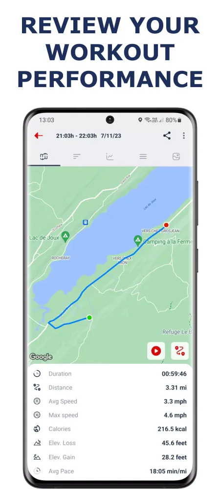 Capturas de tela do Cycling app — Bike Tracker