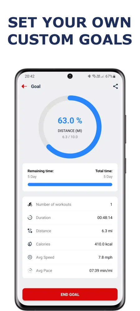 Capturas de tela do Cycling app — Bike Tracker