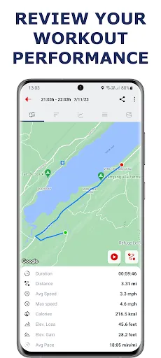 Running & Jogging, Run tracker Screenshots