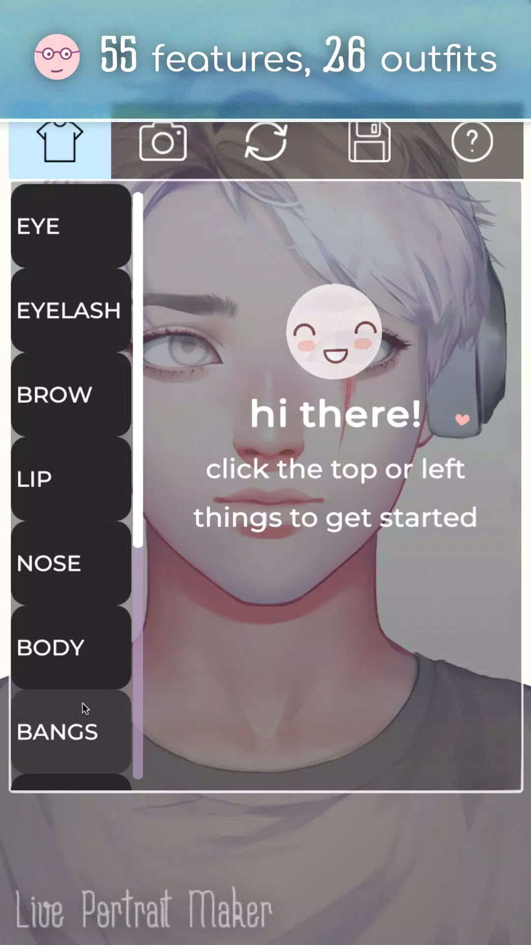 Live Portrait Maker: Guys Screenshots2