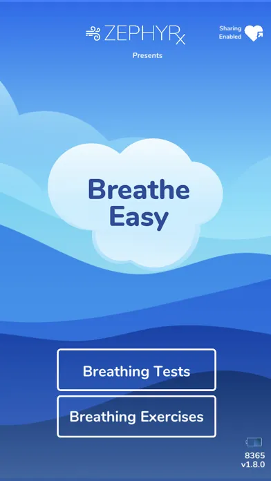 ZEPHYRx Breathe Easy स्क्रीनशॉट