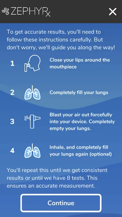 ZEPHYRx Breathe Easy स्क्रीनशॉट