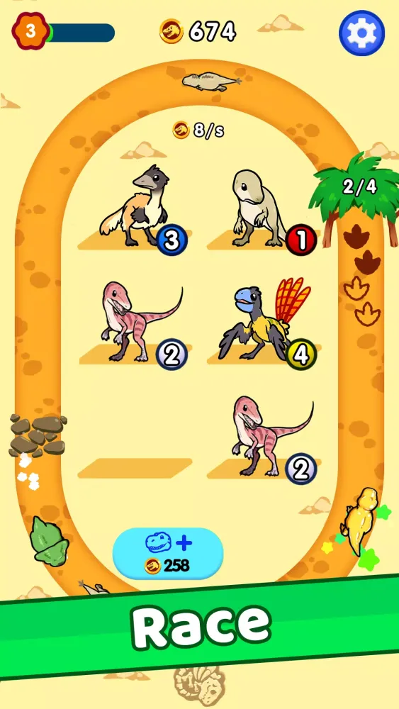 Screenshot di Merge Dinosaurs
