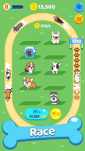 Capturas de tela do Merge Dogs
