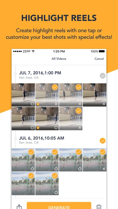 Zepp Standz Basketball سکرین شاٹس