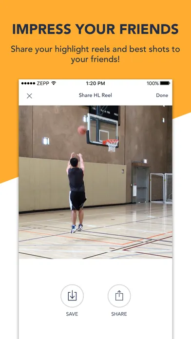 Zepp Standz Basketball سکرین شاٹس