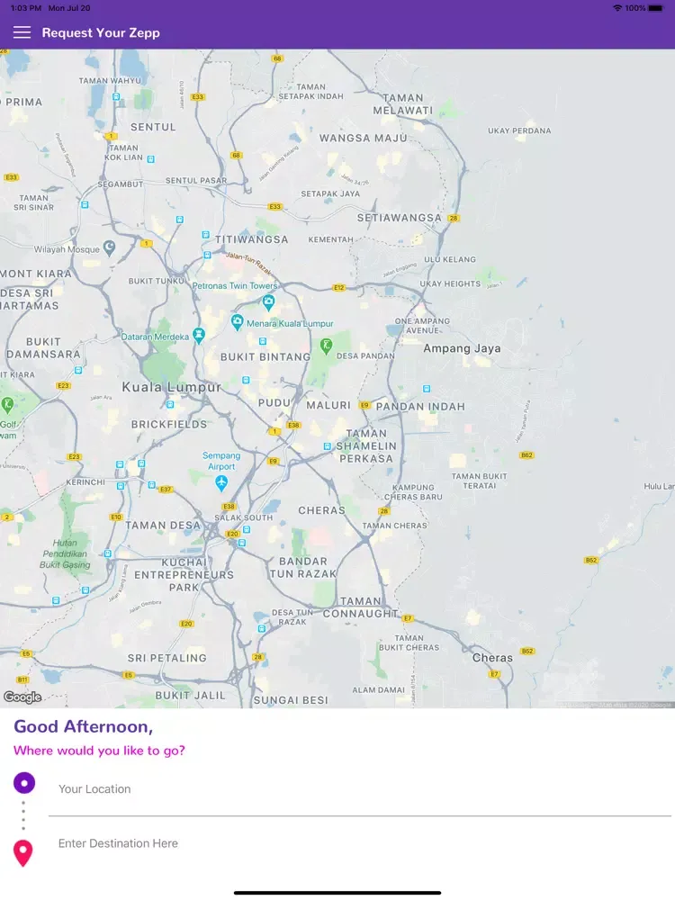 Zepp Passenger iPad  स्क्रीनशॉट