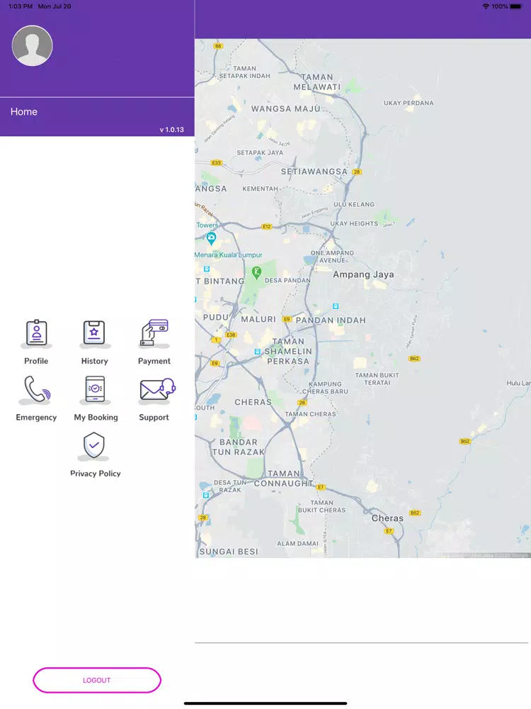 ภาพหน้าจอของ Zepp Passenger iPad 