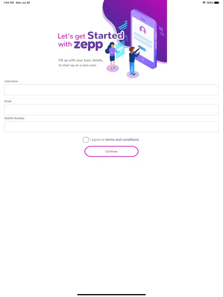 Zepp Passenger iPad  स्क्रीनशॉट
