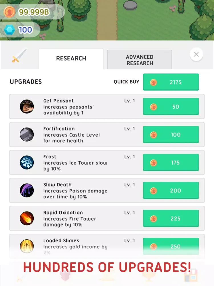 تصاویر Slime Defense - Idle TD iPad 