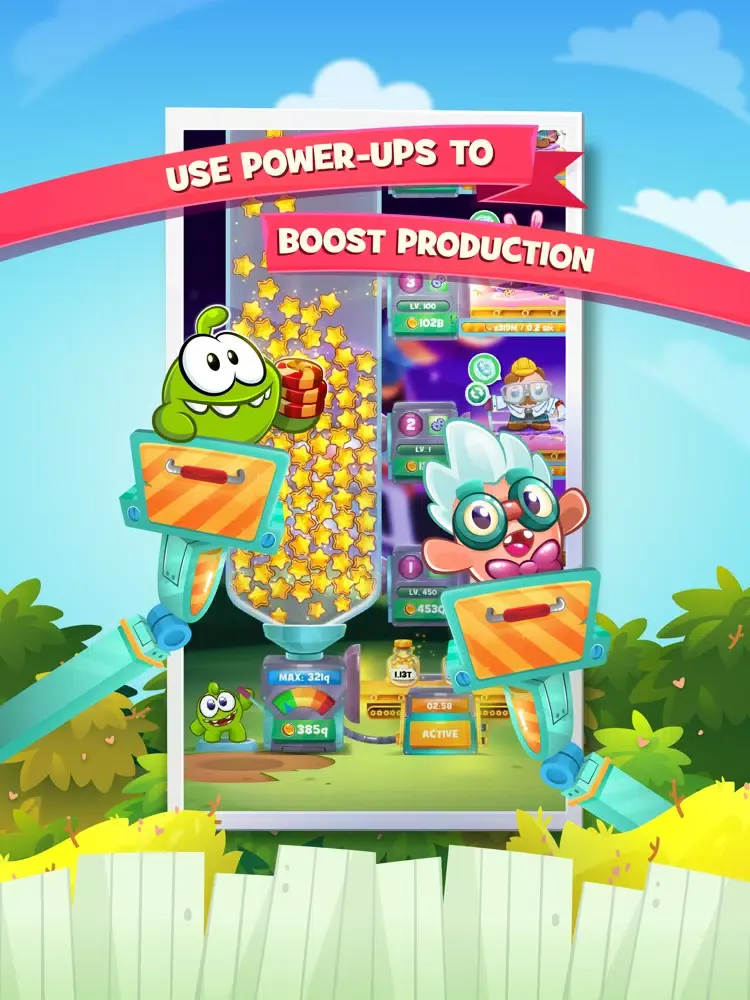 Om Nom Idle Candy iPad  Ekran Görüntüleri