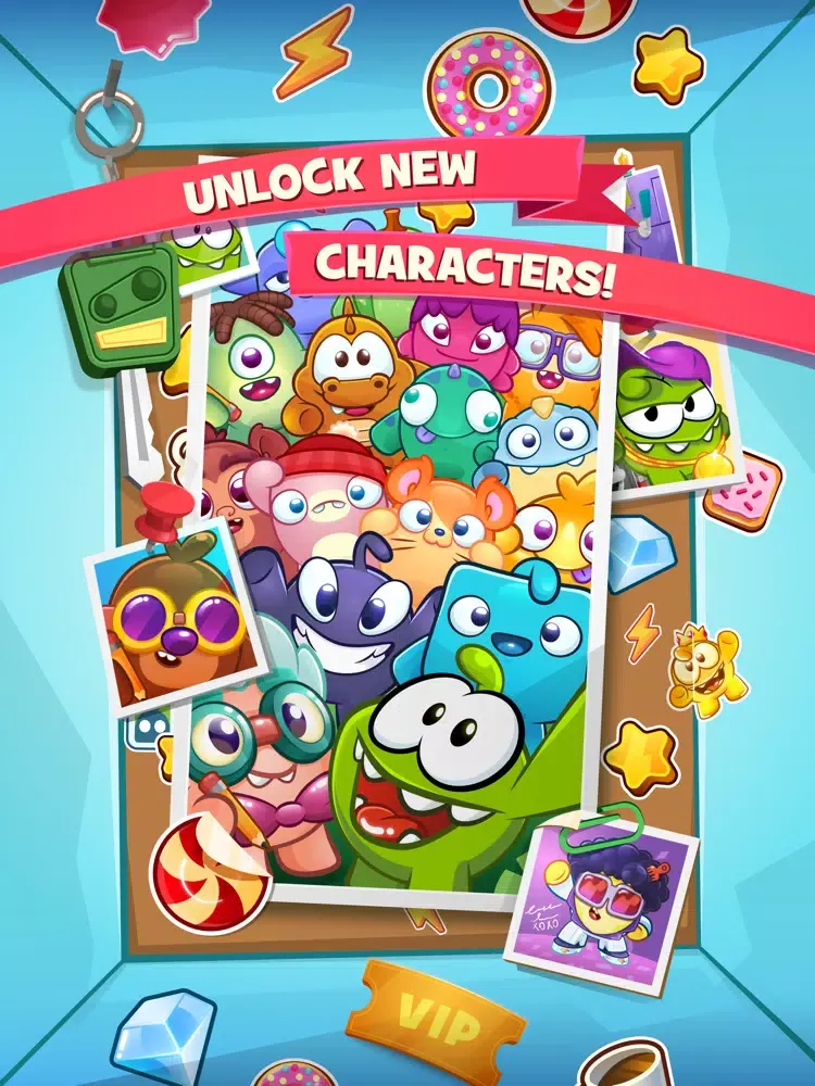 Om Nom Idle Candy iPad  Ekran Görüntüleri