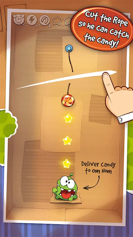 Ảnh chụp màn hình của Cut the Rope