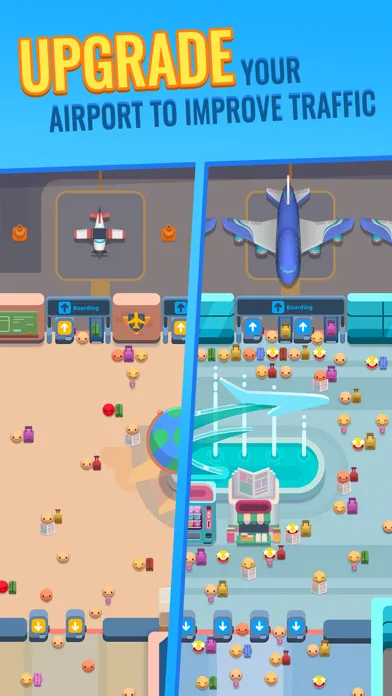 Overcrowded: Tycoon Idle Plane 스크린샷