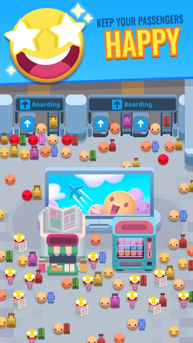 Overcrowded: Tycoon Idle Plane 스크린샷