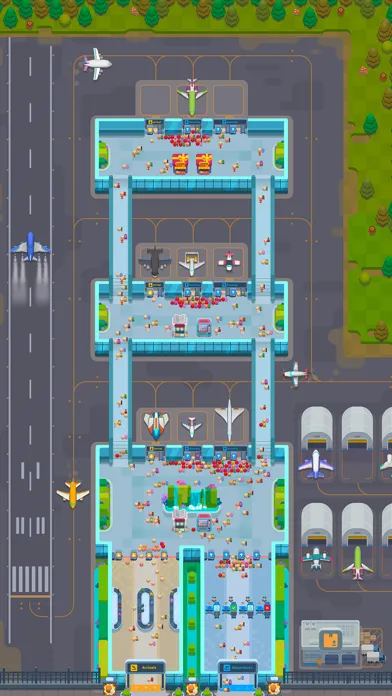 Overcrowded: Tycoon Idle Plane 스크린샷