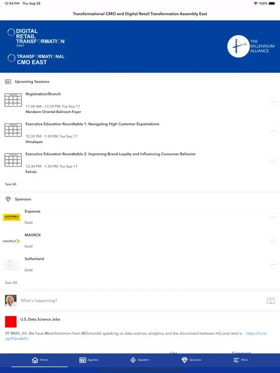 The Millennium Alliance App iPad  سکرین شاٹس