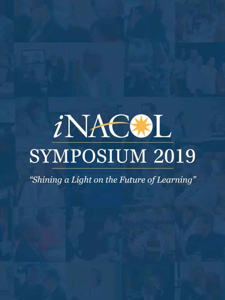 iNACOL Symposium 2019 iPad  스크린샷