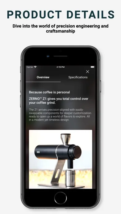 Capturas de tela do Zerno