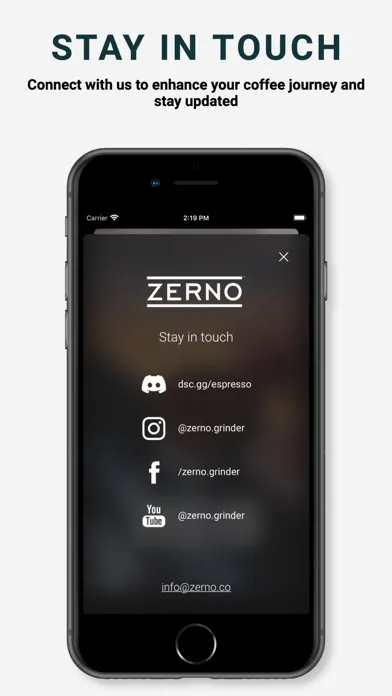 Capturas de tela do Zerno