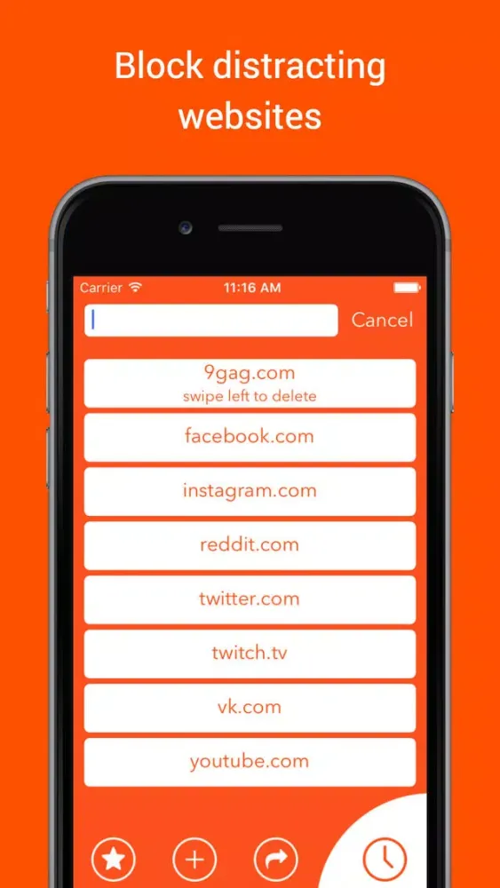 Capturas de pantalla de Zero Willpower - block distracting websites