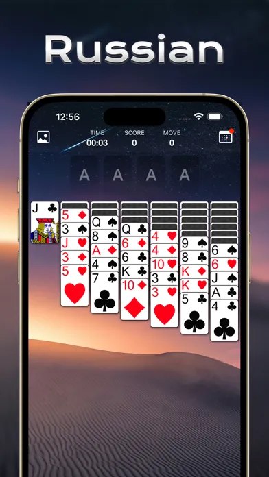 Capturas de tela do Yukon Russian Solitaire