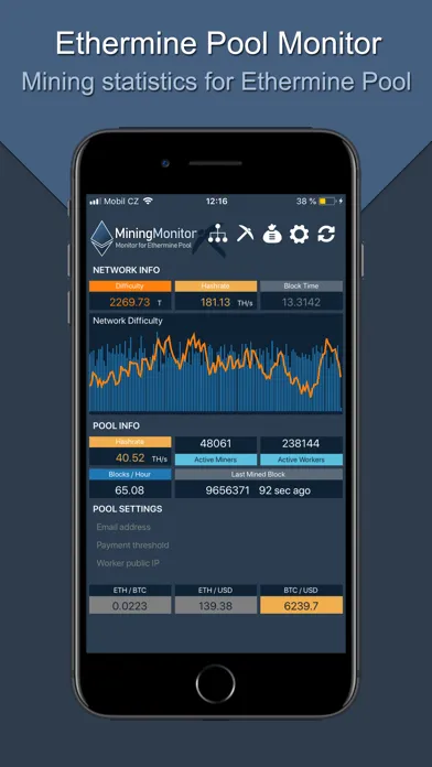 Monitor for Ethermine Pool应用截图
