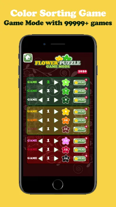 Screenshot di Flower Sort Puzzle
