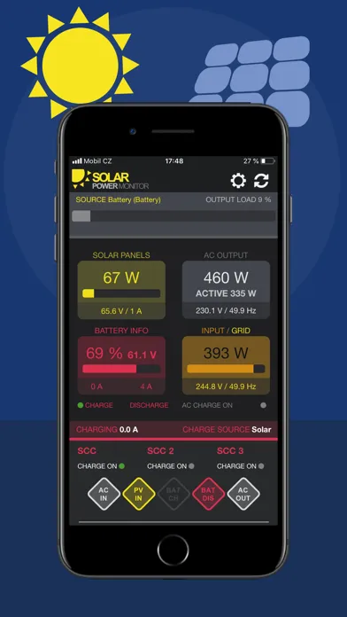 Solar Power Monitor 스크린샷