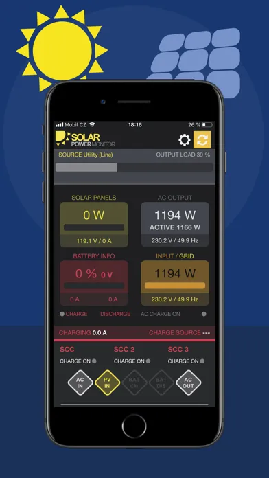 Solar Power Monitor 스크린샷