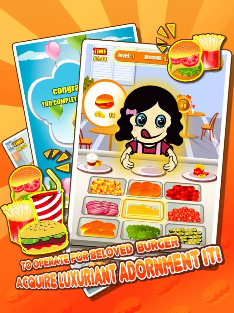 Burger Diner HD iPad  Ekran Görüntüleri