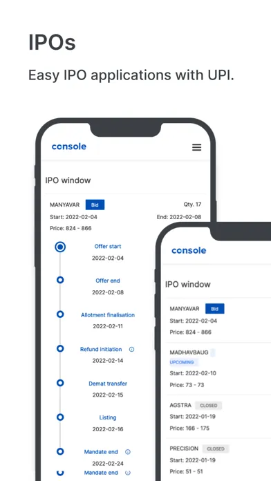 Capturas de pantalla de Zerodha Kite - Trade & Invest