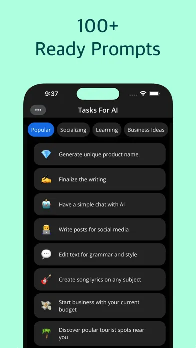 Conversational AI: Ask Chatbot Screenshots