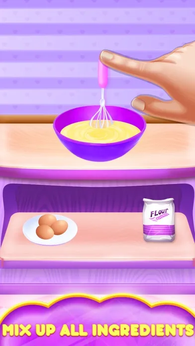 ภาพหน้าจอของ Princess Birthday Cake Maker.