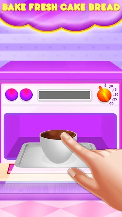 ภาพหน้าจอของ Princess Birthday Cake Maker.