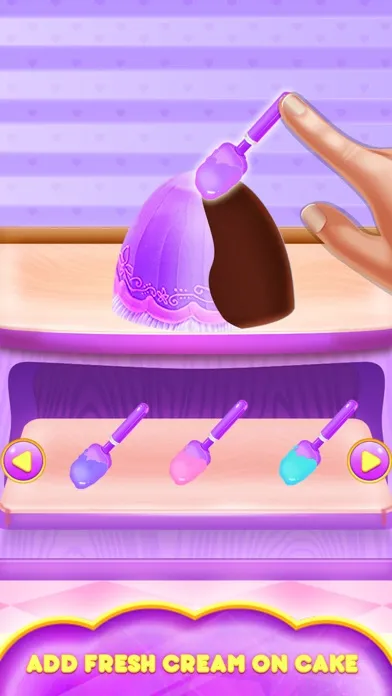 ภาพหน้าจอของ Princess Birthday Cake Maker.