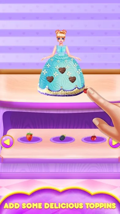 ภาพหน้าจอของ Princess Birthday Cake Maker.
