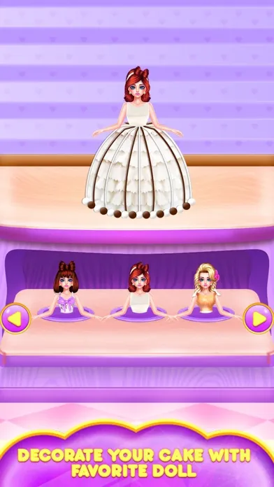 ภาพหน้าจอของ Princess Birthday Cake Maker.