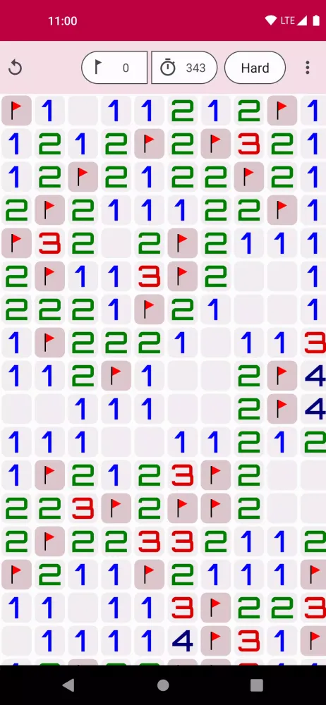 Capturas de tela do Minesweeper Lite