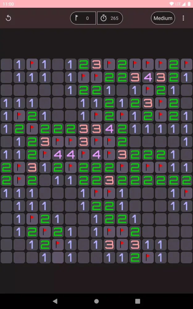 Capturas de tela do Minesweeper Lite