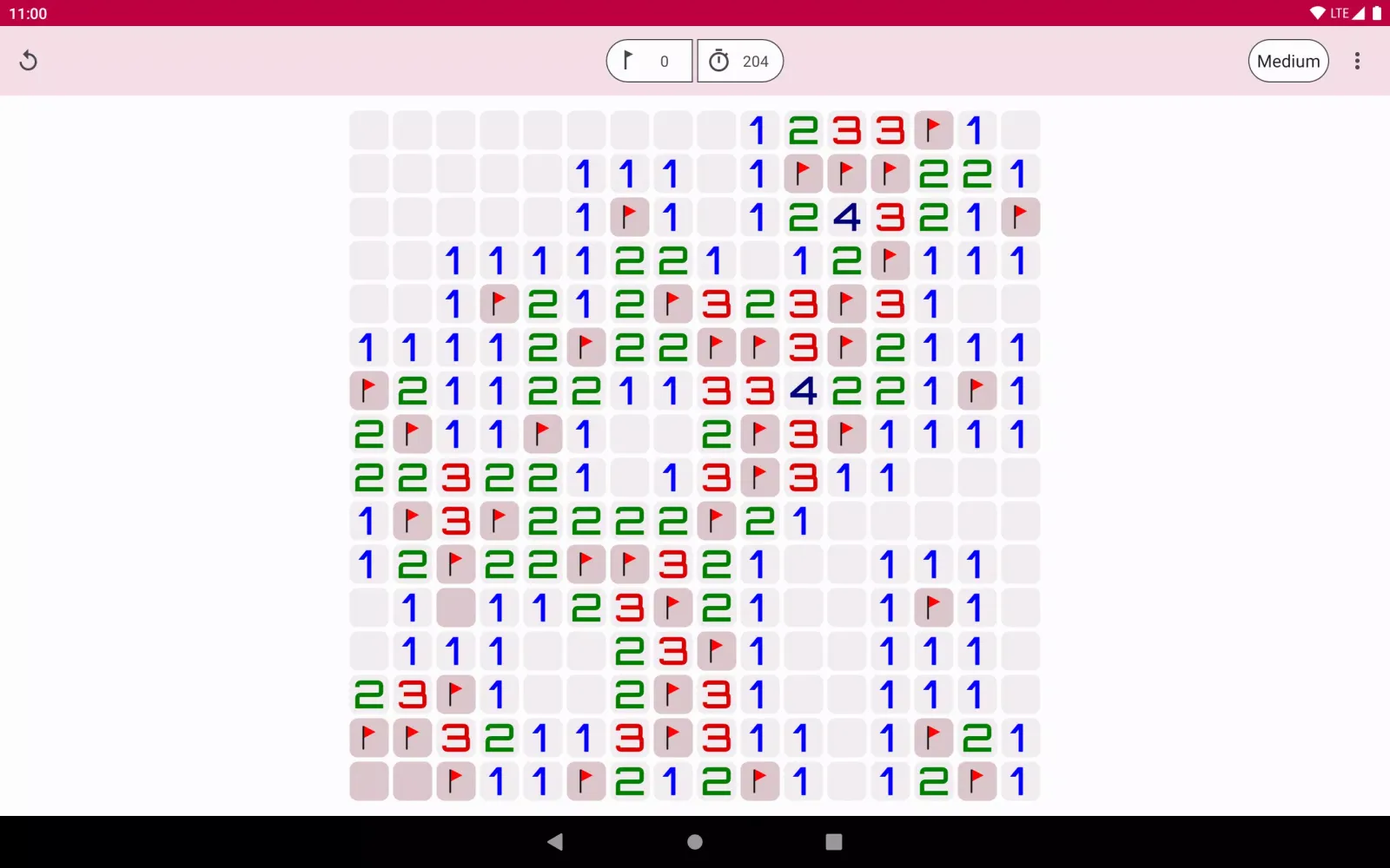 Capturas de tela do Minesweeper Lite
