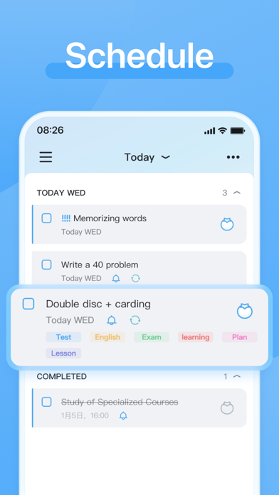 Tangkapan layar LightTime: To Do List and GTD