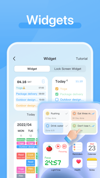 Tangkapan layar LightTime: To Do List and GTD