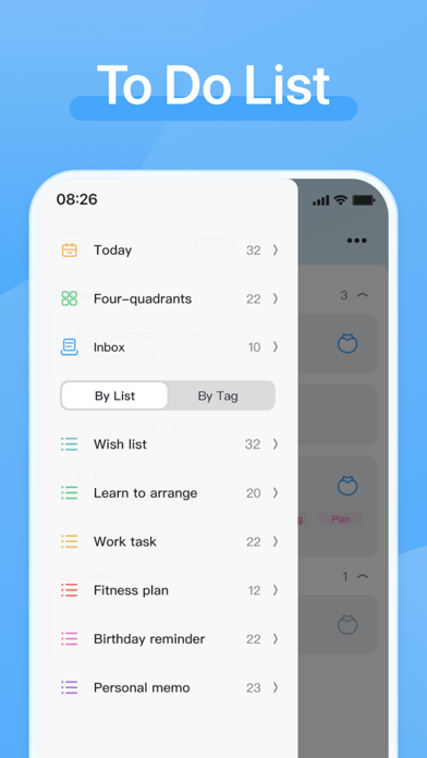 Tangkapan layar LightTime: To Do List and GTD