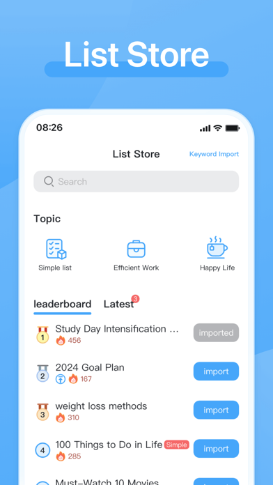 Tangkapan layar LightTime: To Do List and GTD