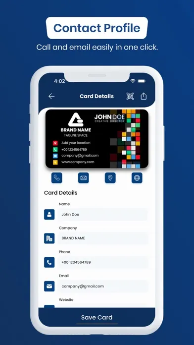 Скриншоты Business Card Scanner Reader